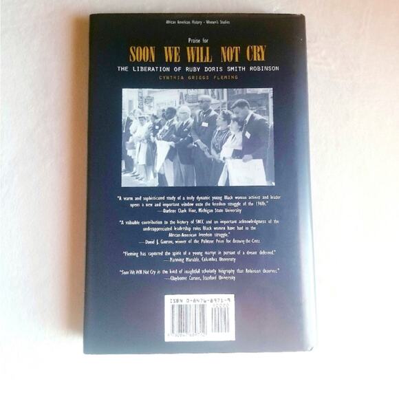 Soon We Will Not Cry, The Liberation Of Ruby Doris Smith Robinson Book, Hardback - Picture 2 of 7
